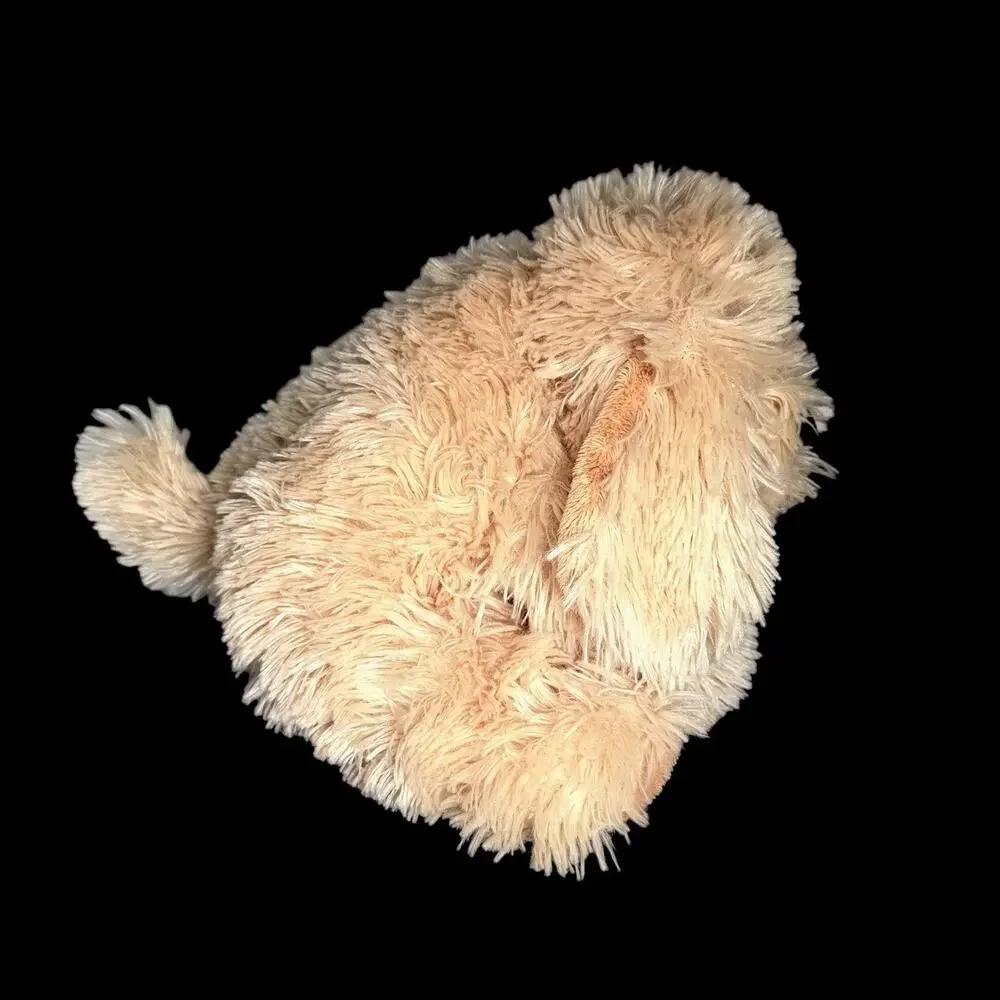 Vtg Boyds Bears Droopsley Plush Puppy Dog #3809052 Cream Beanbag 2005 9 In